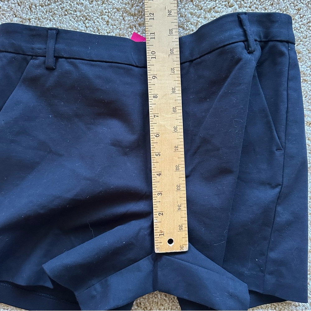 Lilly Pulitzer Gretchen High‎ Rise Shorts Women’s 10 Black NWT - Picture 6 of 7